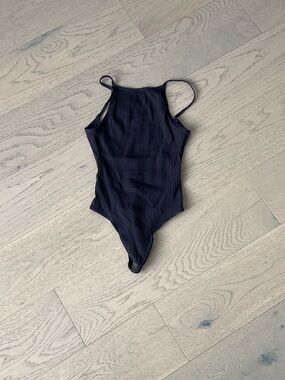 Wilfred Gray Ribbed Tank Bodysuit